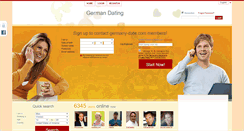 Desktop Screenshot of germany-date.com